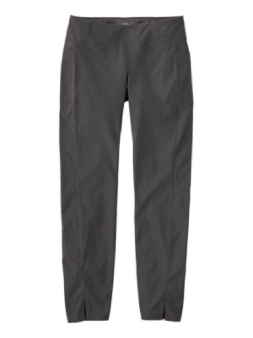L.L.Bean Ripstop Travel Hiking Pants Pull On Water Resistant UPF 50 Size 4 Gray